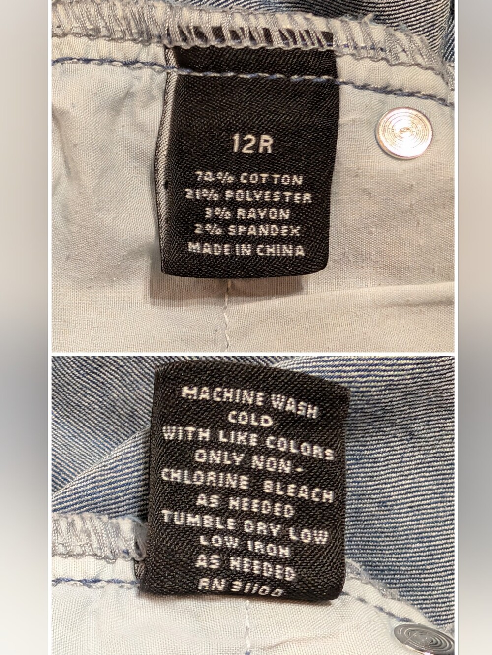 NEW DIRECTIONS Denim Stretch Capri Pants - Picture 4 of 7